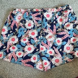 SHEIN floral comfort shorts